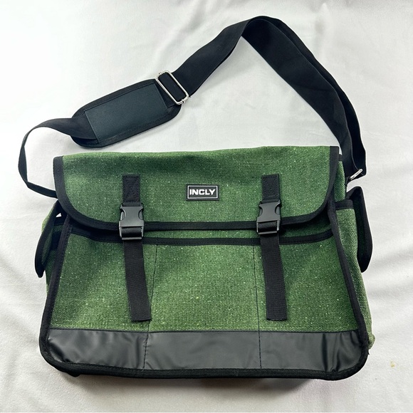 INCLY Musette Rock Mining Bag Shoulder Tools Prospecting Outdoor Pockets Green - Picture 4 of 7